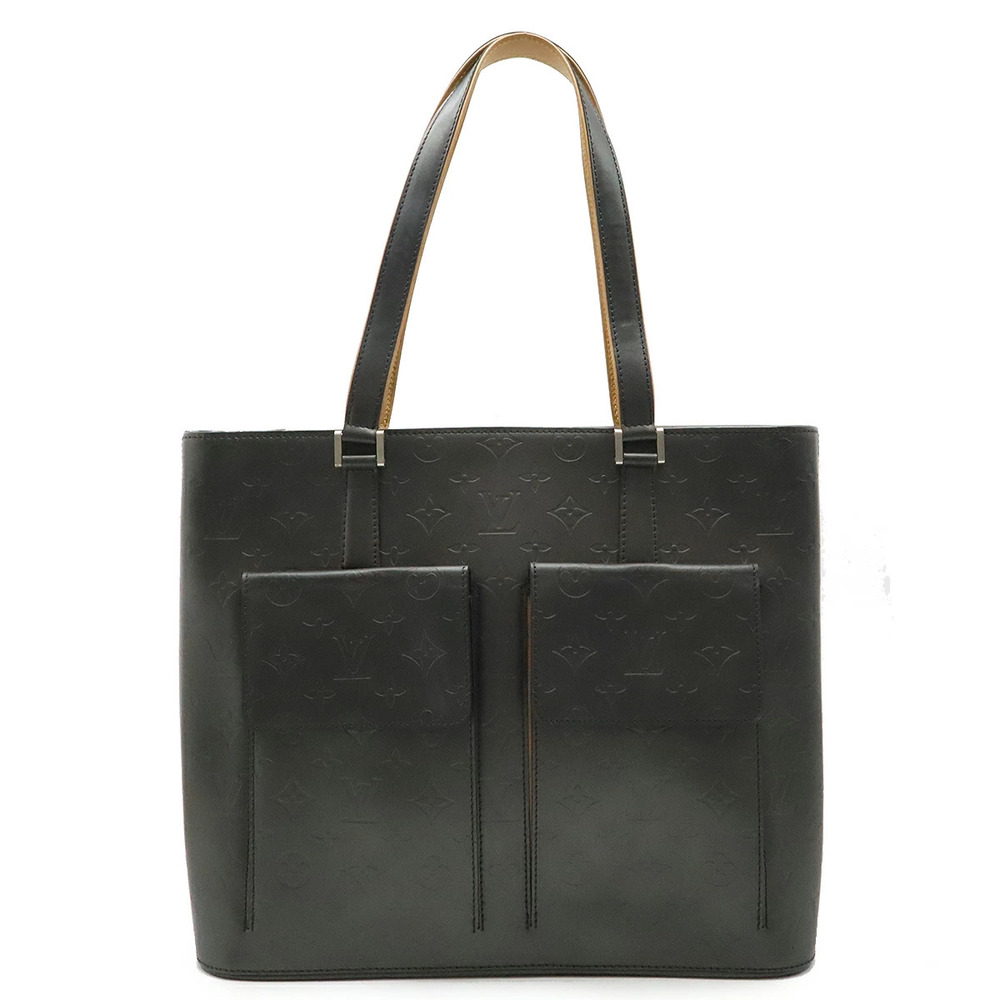 LOUIS VUITTON Monogram Matte Wilwood Tote Bag Shoulder Noir Black